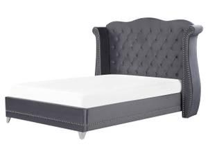 Doppelbett AYETTE Grau - Breite: 205 cm