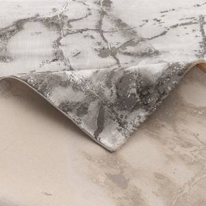 Teppich Carrara Marmor Optik Verlauf Grau - Tiefe: 300 cm
