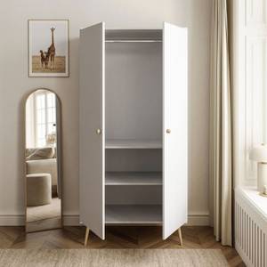 Schrank HARMONY Weiß - 87 x 212 x 41 cm