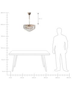 Lampe suspension ACHEIRO 49 x 49 cm