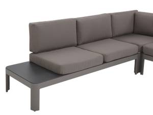 Lounge Set FERENTINO 4-tlg Grau - Metall - 232 x 77 x 65 cm