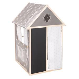 Spielhaus Sterne Grau - Holzwerkstoff - 83 x 129 x 94 cm