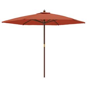 Parasol de jardin 3028552 Brun rouge