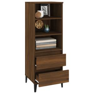 Highboard DE9855 Eiche Schwarzbraun Dekor