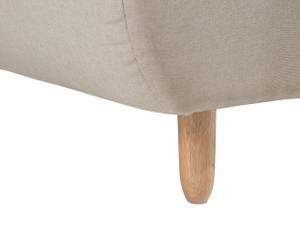 Chaise longue ALSTEN Beige - Crème - Chêne clair