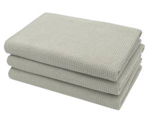 Duschtuch 00000473 3er-Set Grau - Textil - 70 x 1 x 140 cm