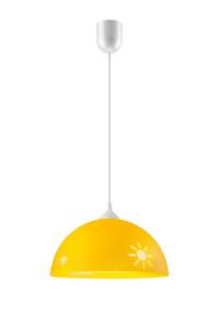 Dome Pendentif Jaune