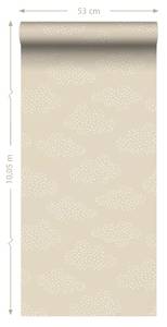 Tapete kleine Wolken 7399 Beige - 53 x 1005 x 1005 cm