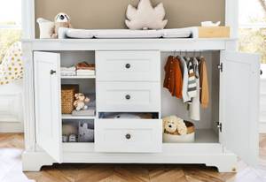Chambre de bébé Emilia, xl Blanc - Bois manufacturé - 1 x 1 x 1 cm