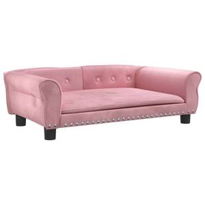 Lit pour chien 3015967 Rose foncé - 95 x 55 cm