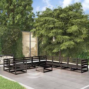 Salon de jardin (lot de 11) 3009723-1 Noir