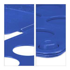 6 x Faltbrett Blau - Kunststoff - 59 x 71 x 1 cm