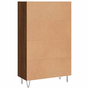 Highboard DE5569 Eiche Schwarzbraun Dekor