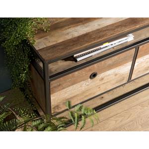 Meuble TV 3 tiroirs en teck recyclé Marron - Bois massif - 40 x 55 x 150 cm