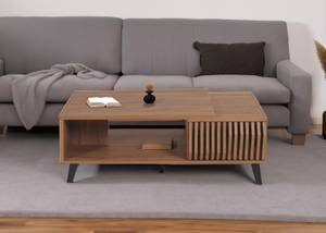 Couchtisch M45 Braun - Holzart/Dekor - Holz teilmassiv - 120 x 44 x 65 cm