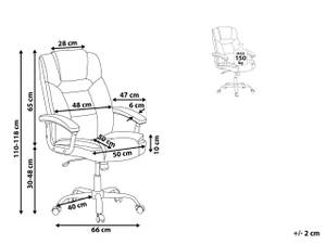 Fauteuil de bureau ADVANCE 66 x 66 cm