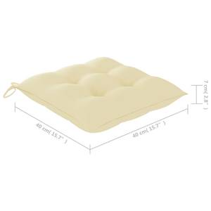 Gartenstuhl (2er Set) 3007214-1 Creme