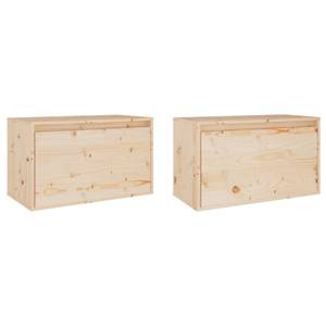 Wandschrank Set 2-teilig Braun - Holzwerkstoff - 60 x 35 x 30 cm