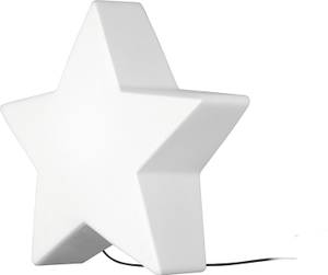 Stehlampe STAR Weiß - Kunststoff - Textil - 15 x 46 x 49 cm