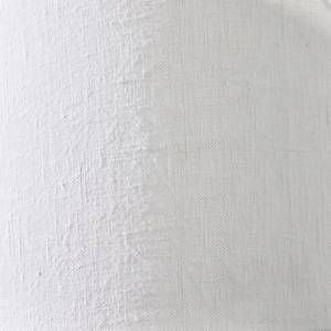 Leinen Lampenschirm weiß 42x55 Weiß - Textil - 33 x 30 x 54 cm