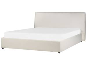 Cadre de lit LAVAUR Blanc crème - Blanc - Largeur : 185 cm