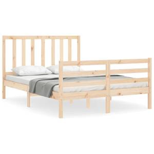 Bettgestell-K-22615 Braun - Holzwerkstoff - 141 x 100 x 196 cm