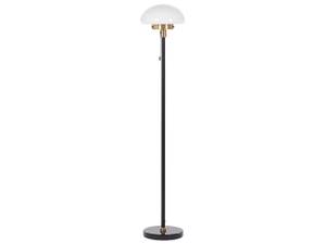 Grande lampe MINIJA Noir - Doré - Blanc - Métal - 30 x 150 x 30 cm