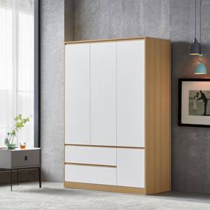 Armoire de chambre Bastheim Largeur : 120 cm - 3 portes