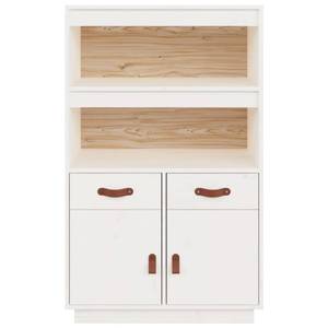 Highboard DE9585 Weiß - Massivholz - 40 x 109 x 67 cm