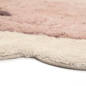 Kinderteppich LOLHO Beige - Pink - Naturfaser - Textil - 100 x 2 x 110 cm