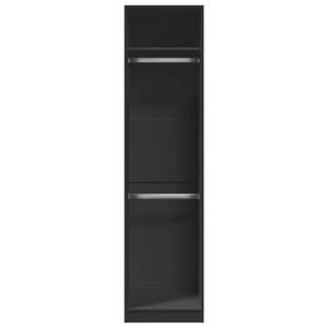 Kleiderschrank 298537-5 Schwarz - Breite: 50 cm