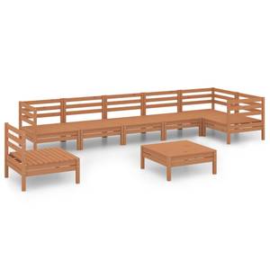 Garten-Lounge-Set Braun - Massivholz - Holzart/Dekor - 64 x 29 x 64 cm