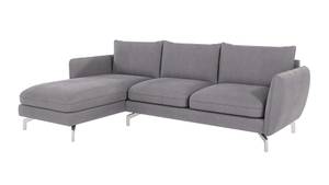 Modernes Ecksofa Avanti Grau - Ecke davorstehend links