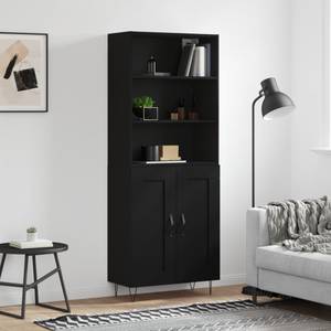 Highboard DE8553 Schwarz - Holzwerkstoff - 34 x 180 x 70 cm