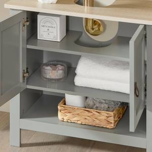 Meuble sous Vasque BZR69-HG Gris - Bois manufacturé - 60 x 60 x 30 cm