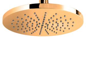 XXL Premium Regendusche in Gold | Lifa Gold - Metall - 25 x 96 x 150 cm