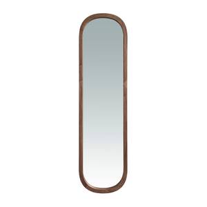 Miroir sur pied avec cadre en noyer Marron - Bois manufacturé - 40 x 4 x 150 cm