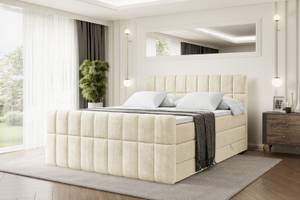 Boxspringbett MIAMI-Z KING Ecru - Breite: 120 cm