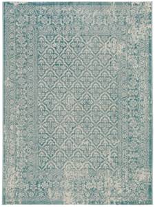 Outdoor Teppich Antique 2 Türkis - Textil - 120 x 1 x 170 cm