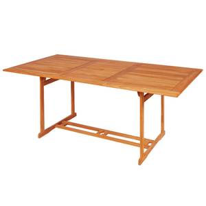 Salle à manger de jardin (lot de 7) Marron - Bois massif - Bois/Imitation - 90 x 75 x 180 cm