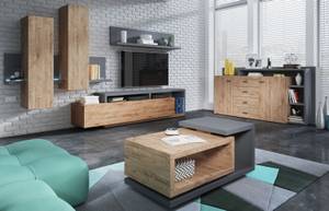 Wohnzimmer-Set BOTA 5-teilig Braun - Holzwerkstoff - 821 x 142 x 60 cm