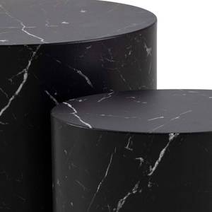 Table d'appoint Equicola Noir - Papier - 33 x 40 x 48 cm