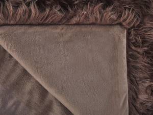 Plaid DELICE Marron - Largeur : 220 cm