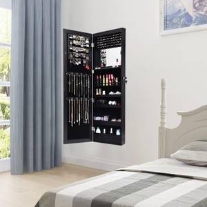 Schmuckschrank VH32042 Schwarz - Holzwerkstoff - 9 x 120 x 37 cm