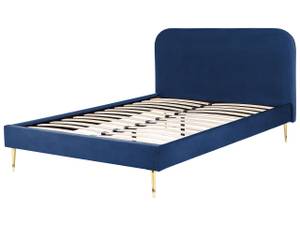 Doppelbett FLAYAT Blau - Gold - Marineblau - Breite: 173 cm