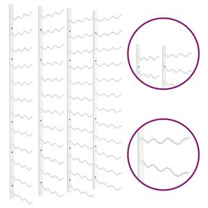 Weinregal 3002525-2 (2er Set) Weiß - Metall - 3 x 116 x 30 cm