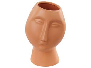 Blumenvase FLORINA Orange - Porzellan - 15 x 24 x 15 cm