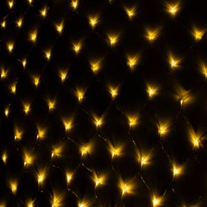 LED-Lichterkette 1.5 x 1.5 m Gold - Kunststoff - 150 x 150 x 150 cm