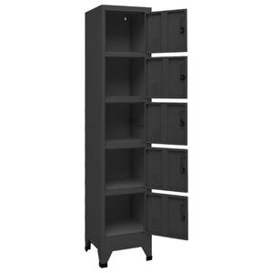 Armoire à casiers 294428-2 Anthracite - Profondeur : 40 cm