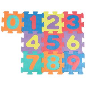 Puzzle Spielmatte Zahlen 20tlg. Kunststoff - 32 x 11 x 32 cm